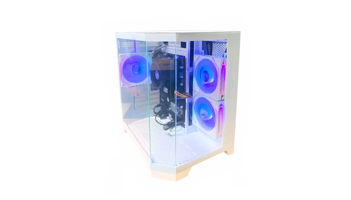 PC Gaming Biostar A520MHP - Case Galactic White